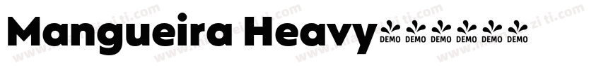 Mangueira Heavy字体转换